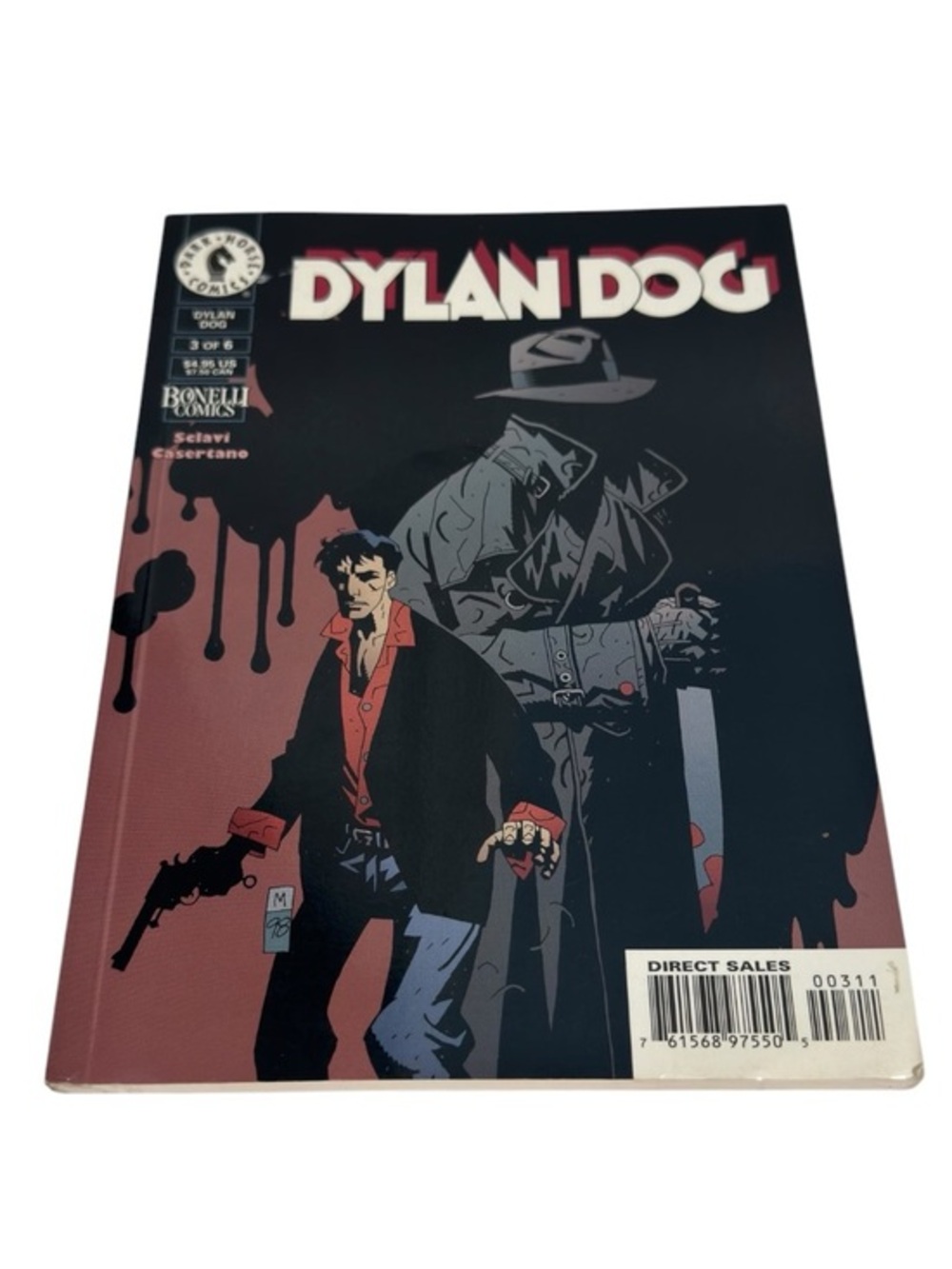 Dylan Dog #3 Dark Horse Comics Bonelli Horror Mystery Comic Book VF Condition